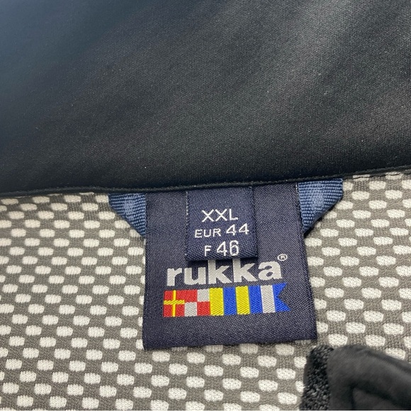 Rukka Soft Shell Black Jacket Women’s Size 46 XXL Weather Resistant Streetwear - Picture 8 of 10